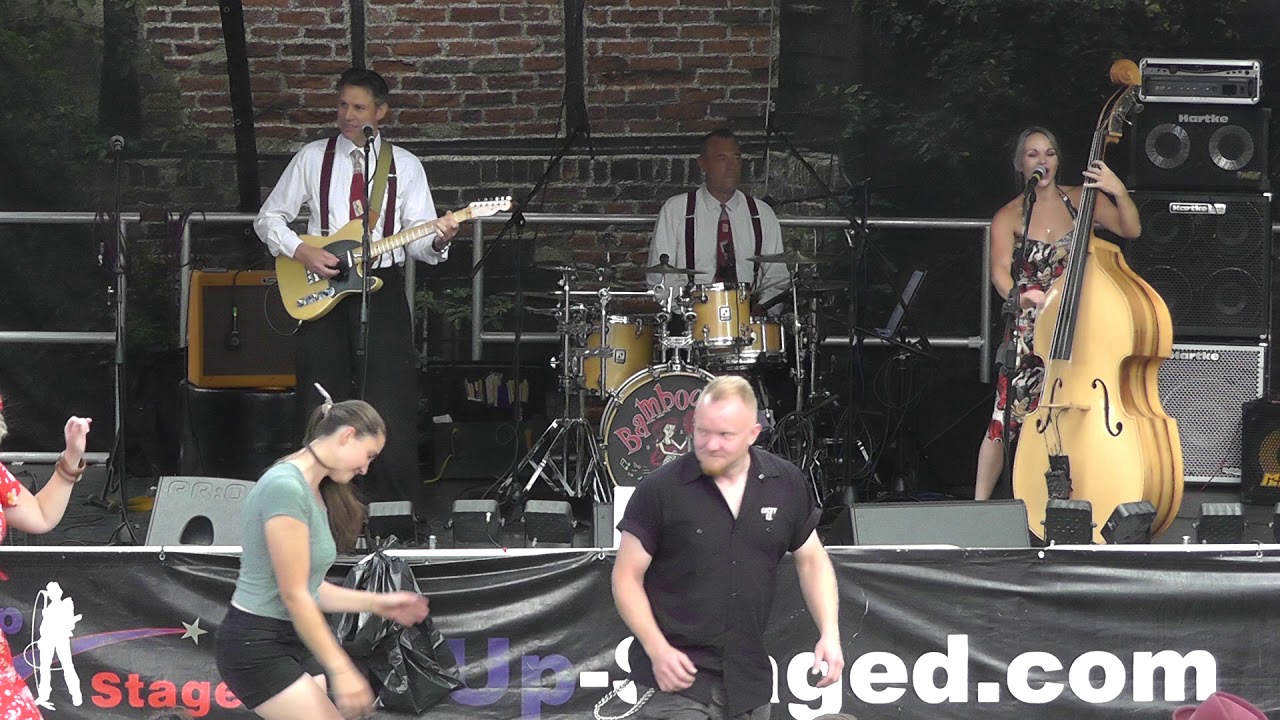 Bamboozle live September 1st 2019 at Faversham Hop festival The anchor