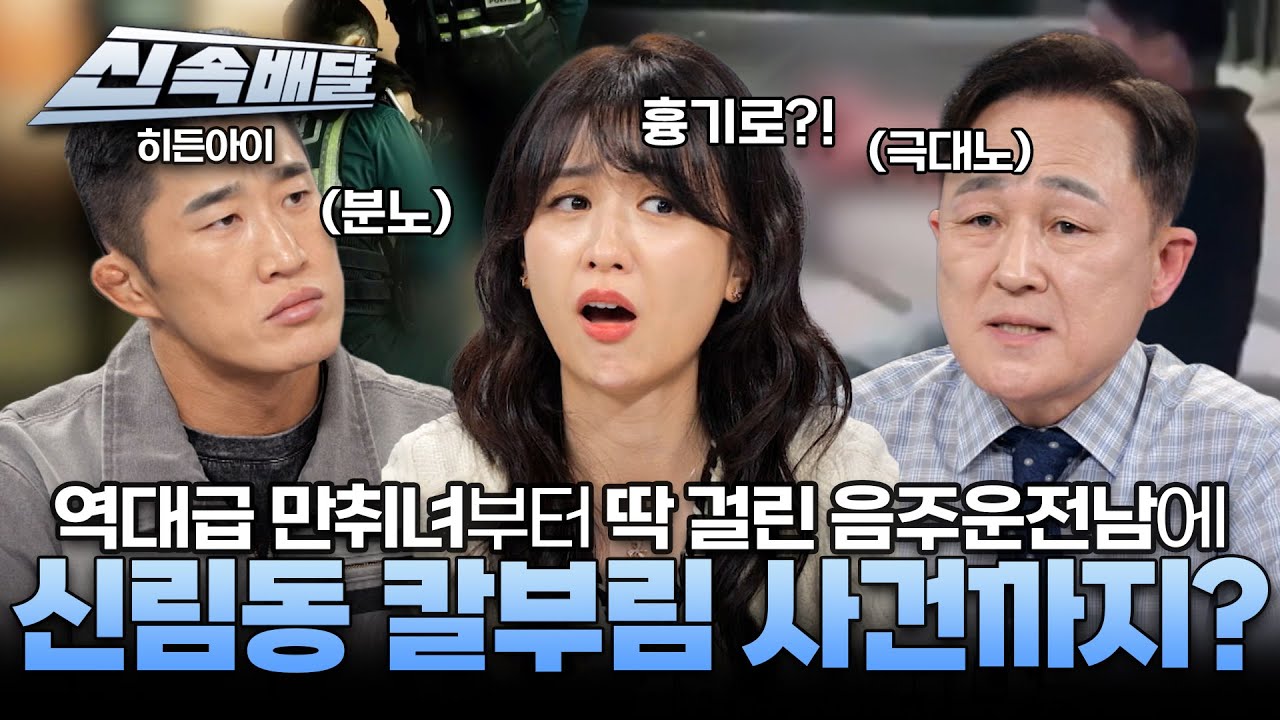 [요약] 역대급 만취녀부터 딱 걸린 음주운전남에 신림동 칼부림 사건까지?! l #히든아이신속배달 l #히든아이 l #MBCevery1 l EP.60