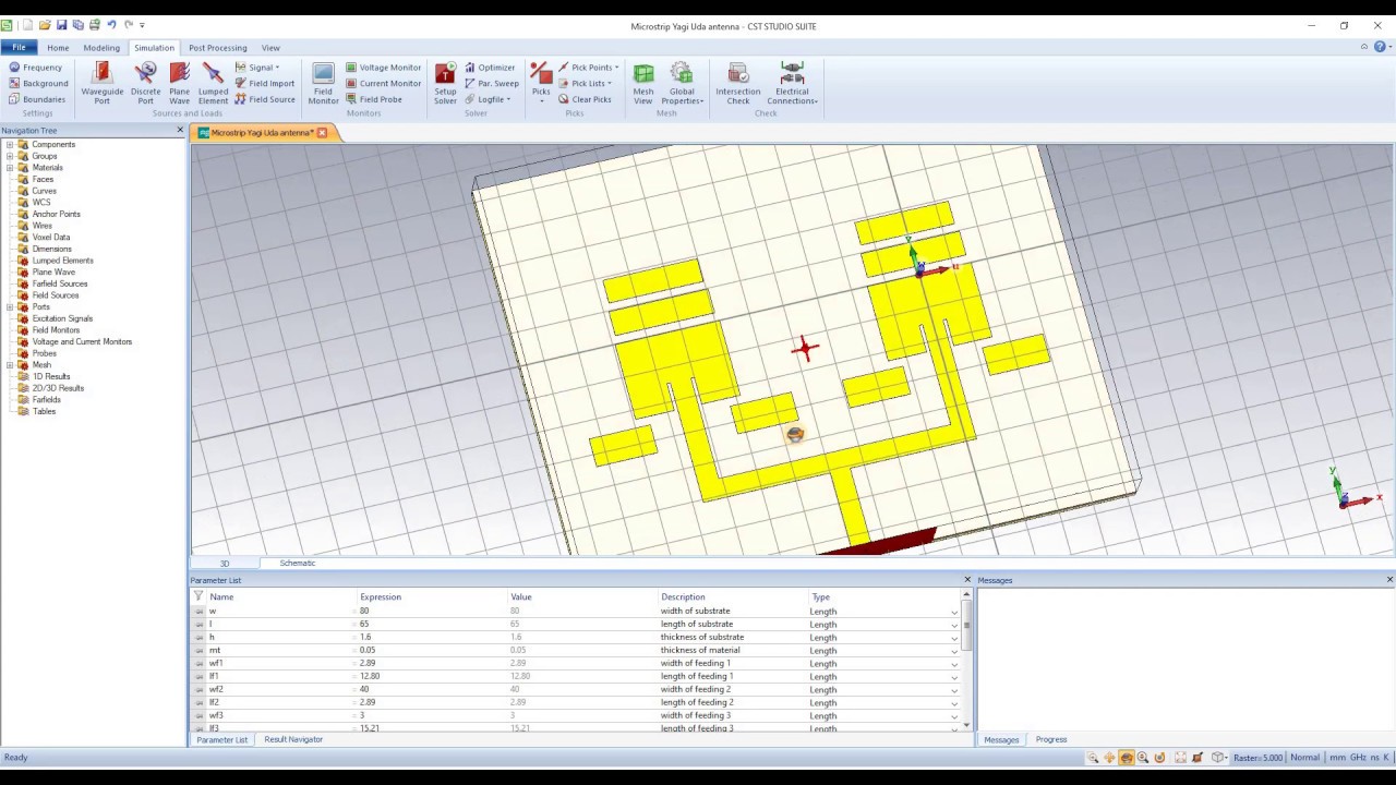 Part 13. Microstrip Yagi Uda Patch Antenna Design - YouTube