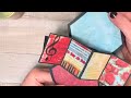 Handmade Card, Interactive Card, Pop Up Card, Junk Journal Ephemera, Junk Journal Insert, Tutorial