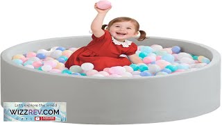Ball Pit for Toddlers 35.43''x11.81 Baby Ball Pits Soft Memory Foam Ball Review screenshot 5