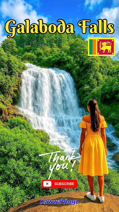 Galaboda Falls | Hidden Paradise Waterfall in Sri Lanka 🌿🇱🇰 #shorts #hiddengems #visitsrilanka