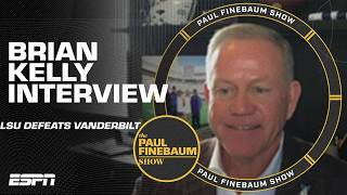 Brian Kelly credits Garrett Nussmeier's POISE in LSU's win vs. Vanderbilt 👏 | The Paul Finebaum Show