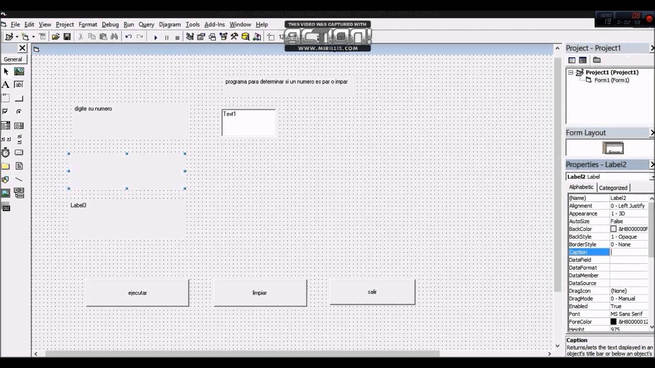 TUTORIAL VISUAL BASIC PAR O IMPAR - YouTube