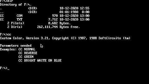 Fast Easy DOSBox Color