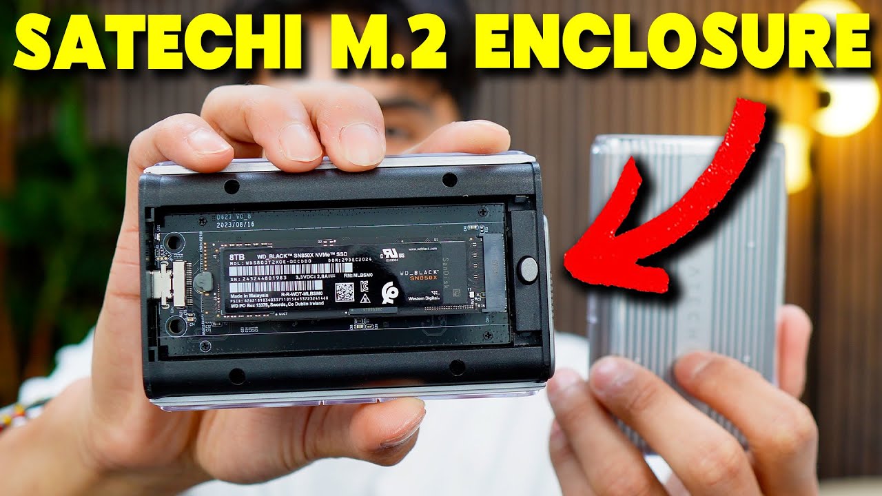 Satechi Pro SSD Enclosure & WD_Black SSD Overview and Quick Test