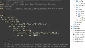 Zend Framework 2 -- 05 04 Demo Updating the Home Route