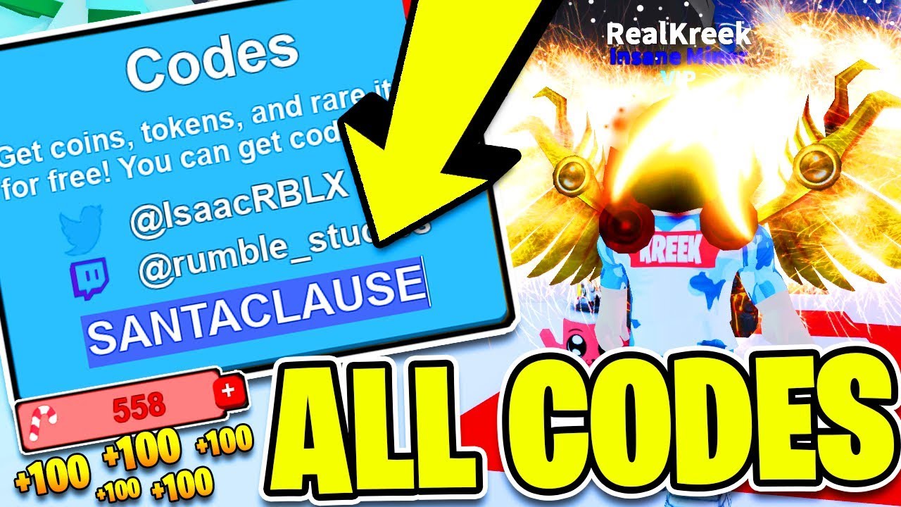 Christmas Update All Codes New Codes In Mining Simulator Christmas Update Legendary Codes Roblox Youtube - 5 christmas pack update codes in mining simulator roblox youtube