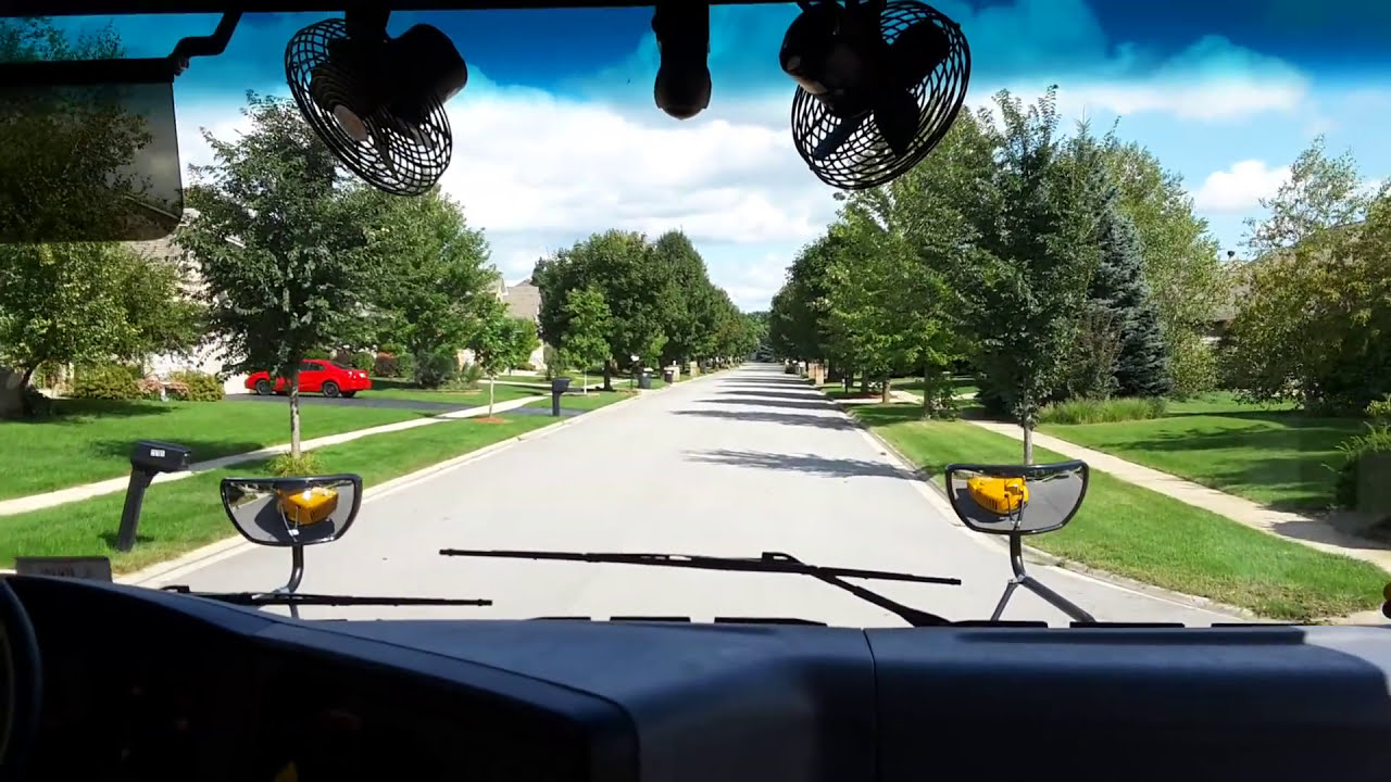 2016 IC CE #25 Cummins ISB 6.7L Start Up and Drive Home from School (9/11 tribute)