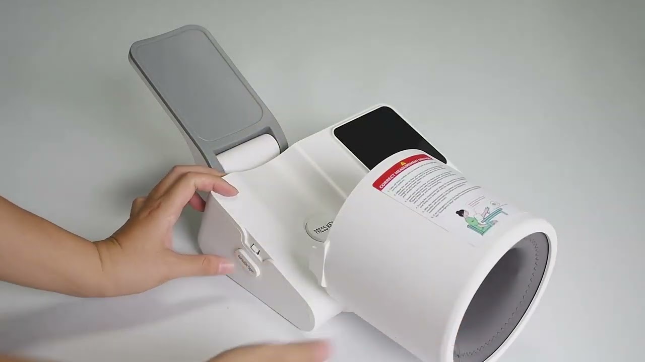 Tunnel-type electronic blood pressure monitor