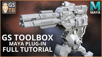 GS Toolbox v1.1 Major Update - Full Tutorial - Maya Plug-in - Interactive Creasing, Arrays, and more