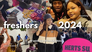 FRESHERS WEEK (2024) at University of Hertfordshire | freebies, socialising & fun events ᯓ✦