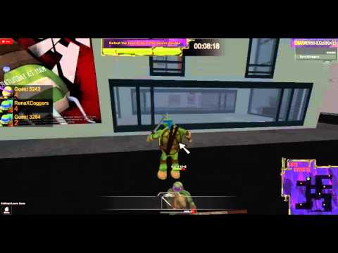 My Girlfriend Playsrenaxcoggers In Teenage Mutant Ninja Turtles Roblox Game - roblox ninja turtle game