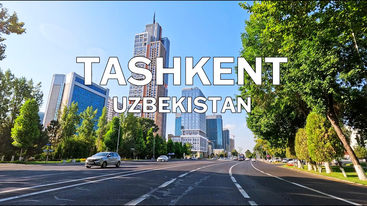 Tashkent, Uzbekistan - Driving Tour 4K