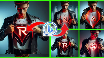 NEW TRENDING BOY AI SINGLE LITTER NAME IMAGE | AI NAME IMAGE VIDEO EDITING | BING IMAGE CREATOR #ai