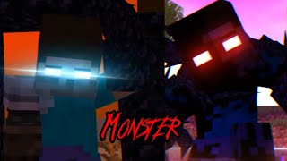 'Monster'  A Minecraft music video (Herobrine Montage) @sashamtanimations3761