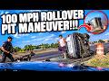 100 MPH High Speed ROLLOVER PIT Maneuver by Mighty Arkansas State Police-GTA 6
