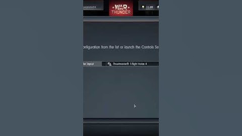 how to set up THRUSTMASTER joystick War Thunder Easyway