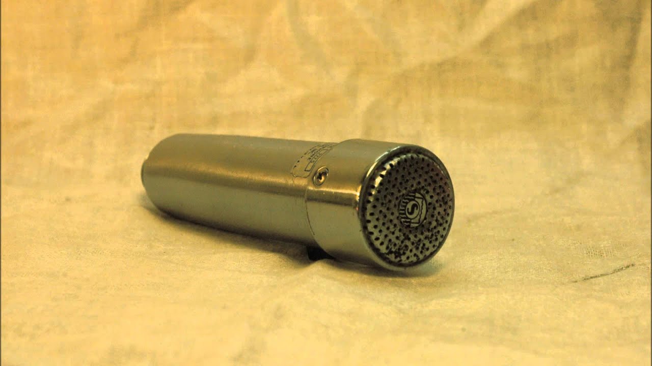Shure SlimX 777S, crystal microphone / mike / mic YouTube