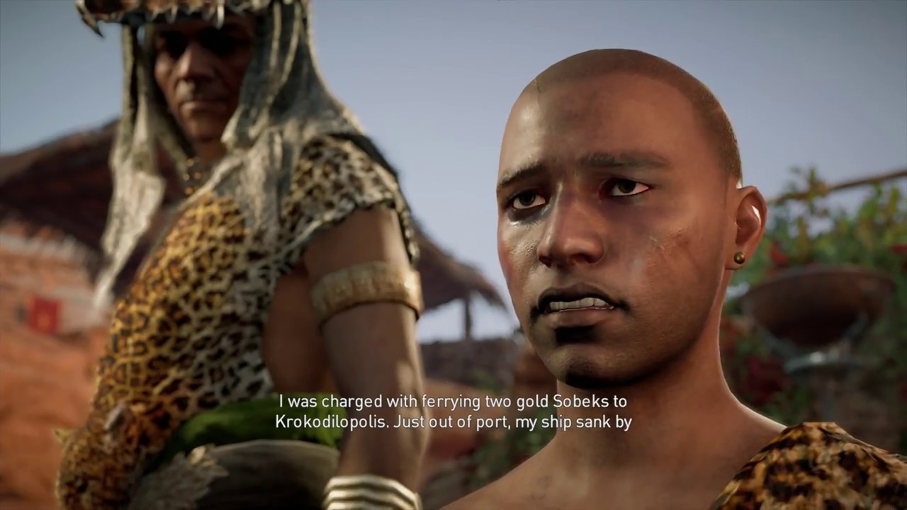 ASSASSIN'S CREED ORIGINS Walkthrough Gameplay Side Quest Sobek's Gold (AC Origins)