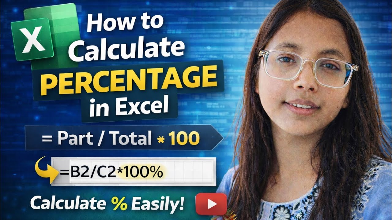 How to Calculate Percentage in Excel | Step-by-Step Tutorial