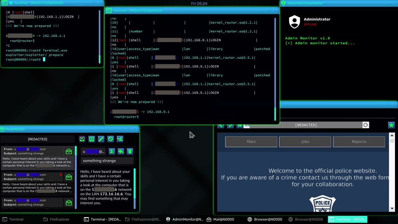 Grey Hack lvl2 mission with exploiter
