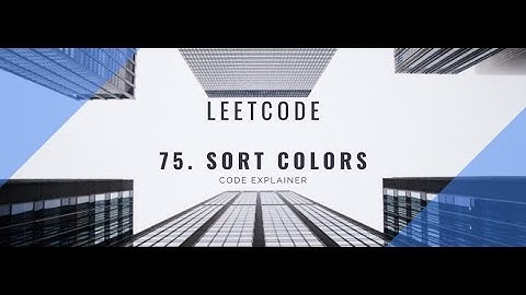 Sort Colors || leetcode 75 || leetcode medium || interview problem || c++ solution