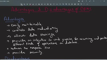 Advantages and Disadvantages of DBMS | DBMS Tutorial for Beginners Part 7