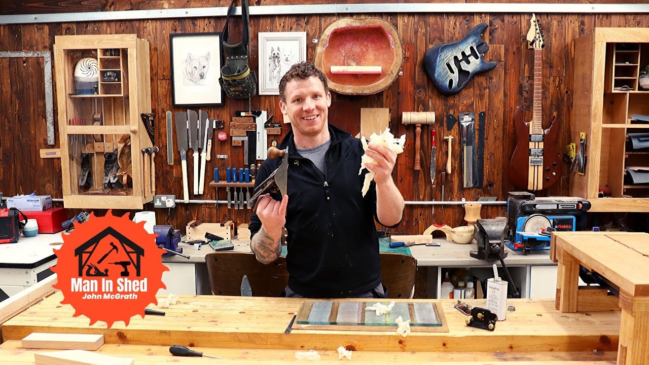 How I Sharpen My Hand Planes/ Plane Blades Scary Sharp. - YouTube