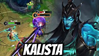 WILD RIFT ADC // THIS KALISTA IS TO STORANG WITH NEW META BUILD IN PATCH 5.1B GAMEPLAY!