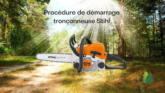 TUTO STIHL] Premier démarrage d'une tronçonneuse thermique STIHL