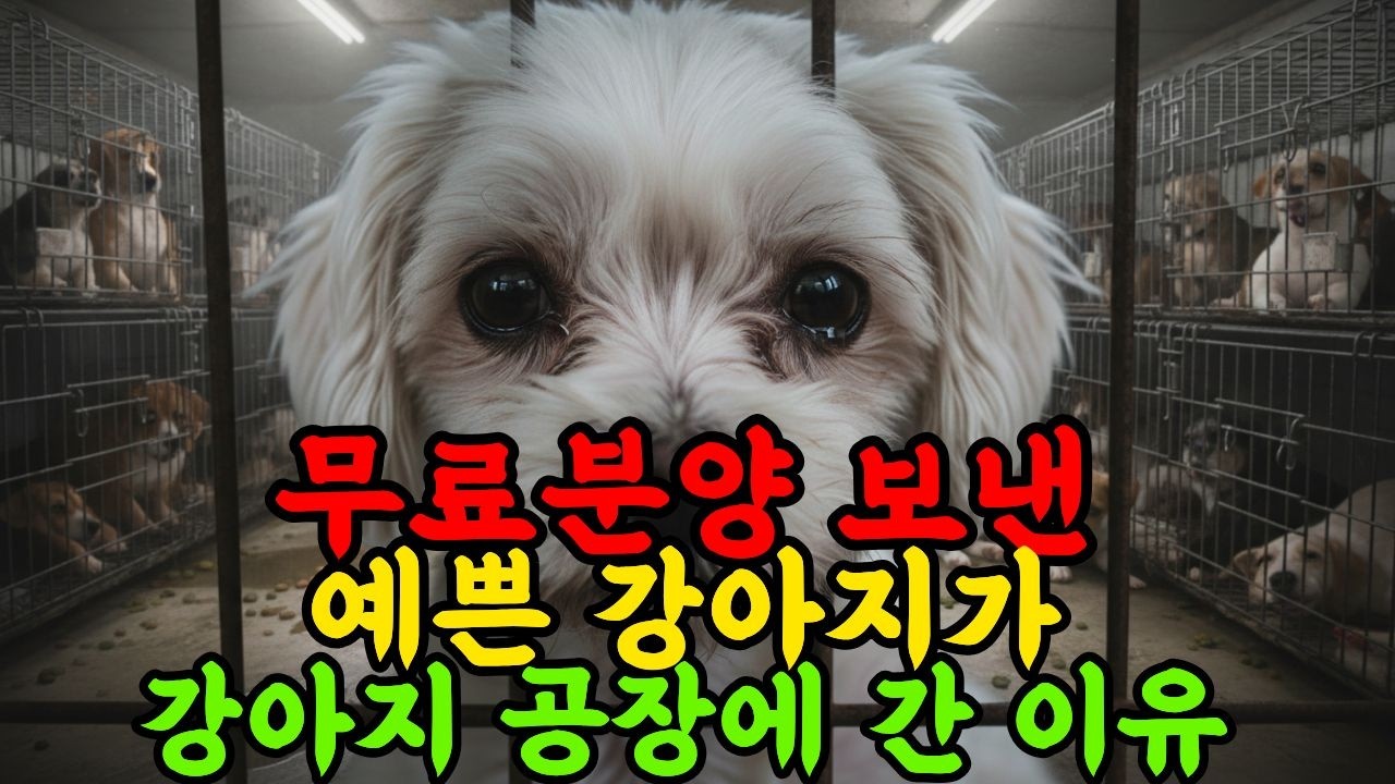 무료분양 보낸 예쁜 강아지가 강아지 공장에 간 이유 | 8번 출산한 봄이의 이야기