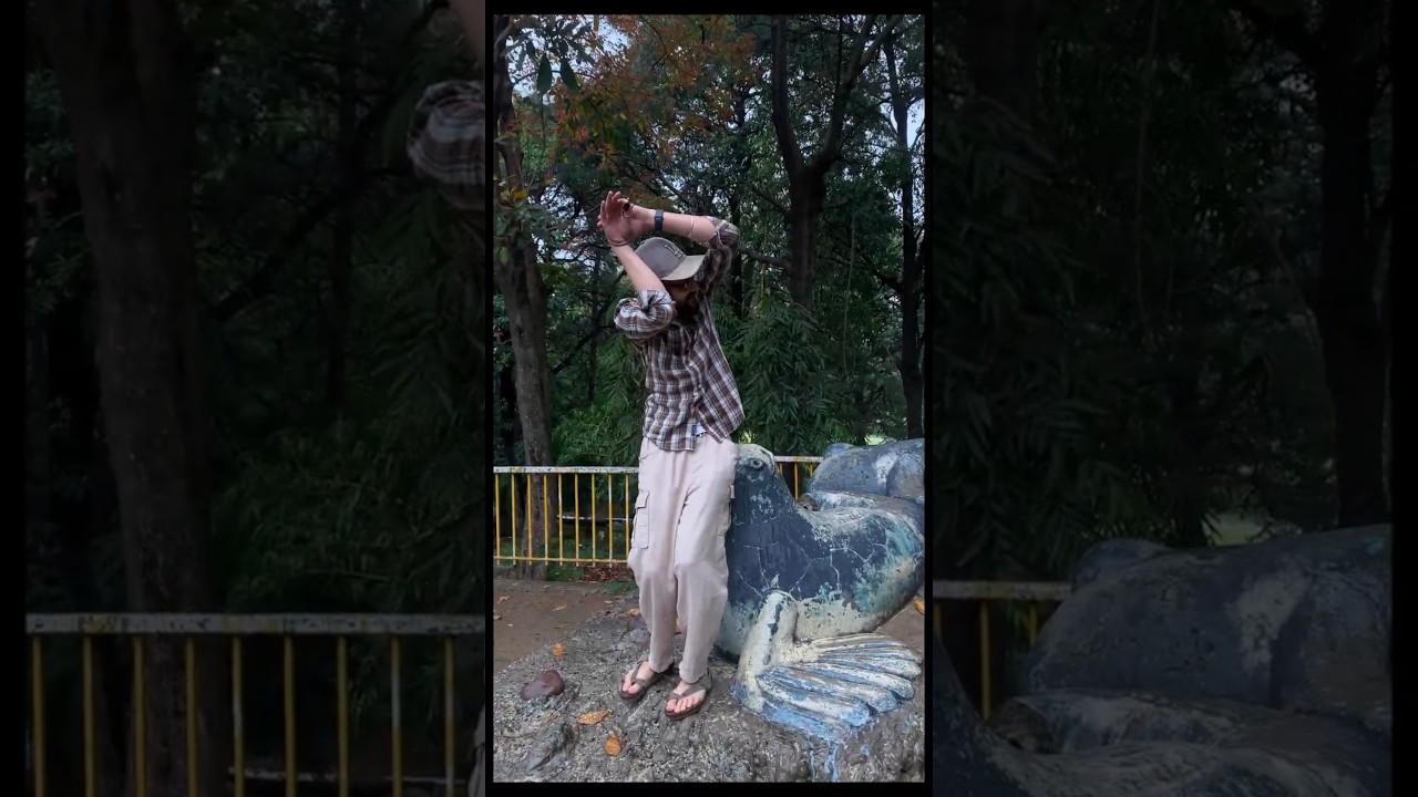 When the park comes alive on a rainy day #travel #park #adventure