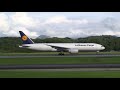 Lufthansa cargo b777f take off from sola stavanger