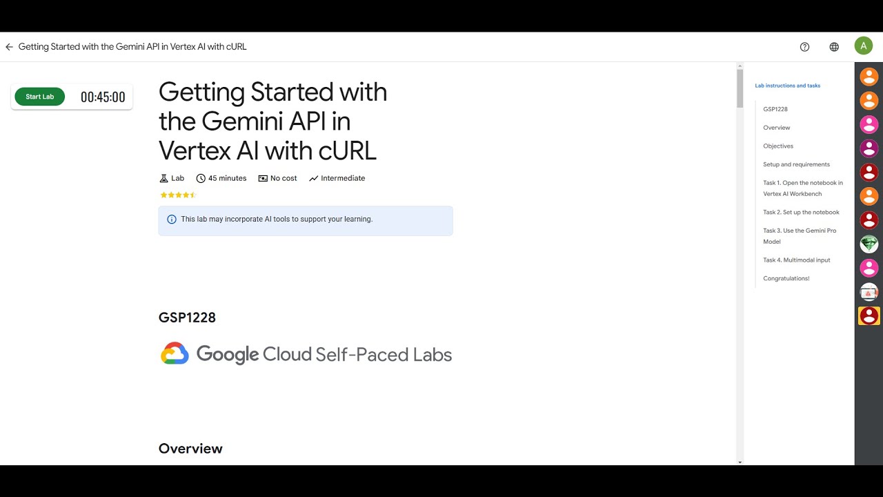 Getting Started with the Gemini API in Vertex AI with cURL | Arcade2025 ...