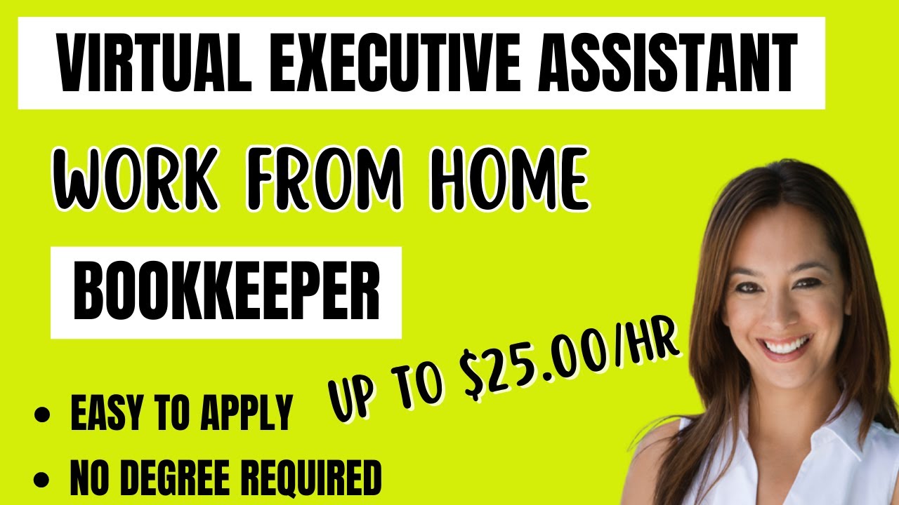 WORK FROM HOME JOBS UP TO 25/HR QUICK TO APPLY NO DEGREE