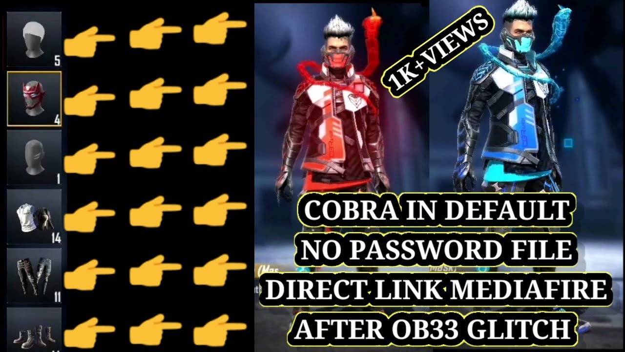 AFTER 40MB UPDATE COBRA BUNDLE GLITCH 😱ALL COBRA BUNDLE IN DEFAULT GLITCH 😱COBRA BUNDLE GLITCH PACK