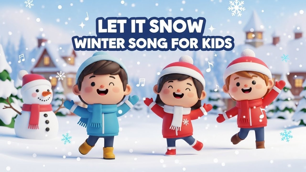 Let It Snow | Fun Winter Songs for Kids | Nursery Rhymes & Songs for ...
