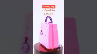 Naura Party Bag Cotton Tas Fashion Rias Dandan Make Up Mainan Anak Perempuan