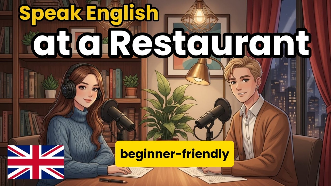 How to Order Food in English | Real Restaurant Conversation Practice