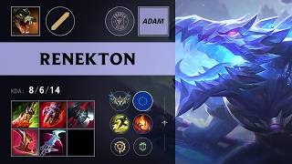 (FK Adam) Renekton Mid vs Sylas - EUW Challenger Patch 26.16