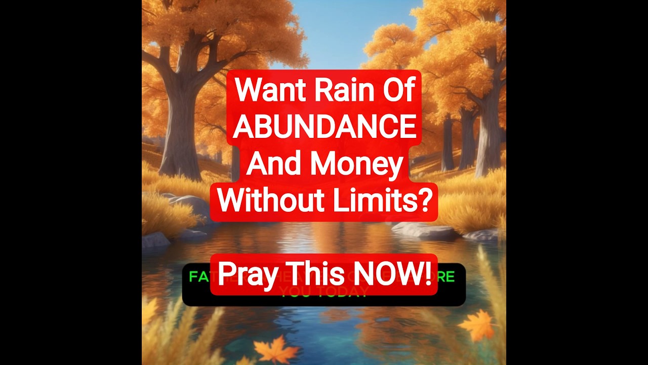 Prayer to Attract Money & Wealth | Continuous Rain of Financial Blessings!