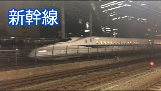 新幹線通過シーン 1110-07