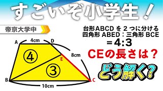 面白い算数問題 どう解く 中学受験 算数 平面図形 数学 英語のトリセツ