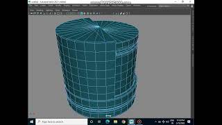 Hard surface modeling in maya | Cylindrical shape @3d_viento #3dmodeling #maya #maya
