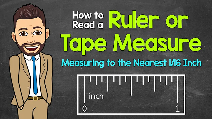 How to Read a Ruler or Tape Measure | Measuring to the Nearest 1/16 of an Inch | Math with Mr. J