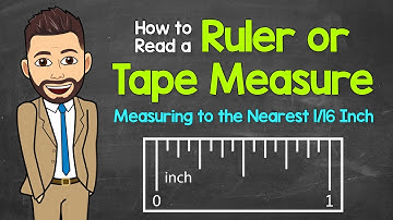 How to Read a Ruler or Tape Measure | Measuring to the Nearest 1/16 of an Inch | Math with Mr. J