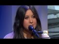 Vanessa Carlton sings her hit song A Thousand Miles