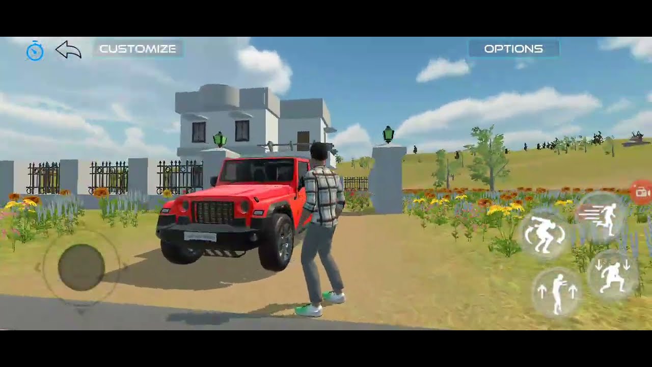 Mahindra Thar crash test Indian vehicle game 