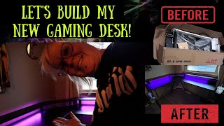 PLEASE WATCH THE REBUILD~! Linked at End of this Video!  New #gaming  Desk from Seven Warrior!